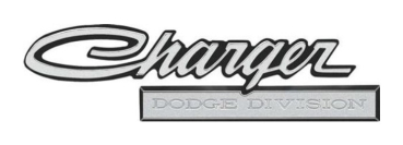 Heck-Emblem für 1971 Dodge Charger - Charger DODGE DIVISION