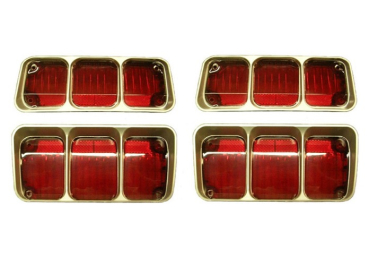 Tail Lamp Lens Set for 1972 Oldsmobile Cutlass, 442 and Cutlass Supreme