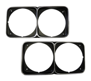 Headlight Bezels for 1972 Oldsmobile F-85, Cutlass and 442 - Pair