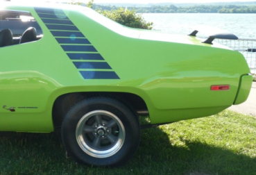Stripe Set for 1972 Plymouth Road Runner - Roof Stripes