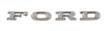 Front-Emblem für 1972 Ford Fairlane - Buchstaben-Set FORD