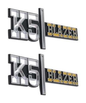 Kotflügel-Embleme für 1973-74 Chevrolet K5 Blazer - K5 BLAZER