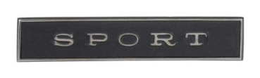 Kotflügel-Embleme für 1973-74 Dodge Dart Sport - SPORT