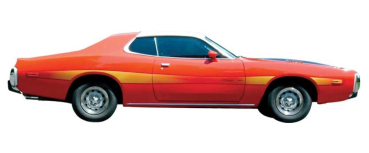 Stripe Set for 1973-74 Dodge Charger Rallye - reflective