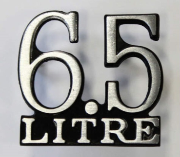 Trunk Emblem for 1973-75 Pontiac Le Mans - 6.5 LITRE