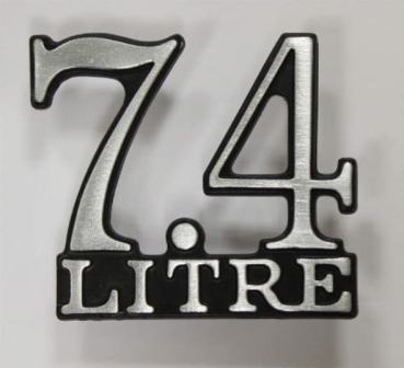 Trunk Emblem for 1973-75 Pontiac Grand Am - 7.4 LITRE