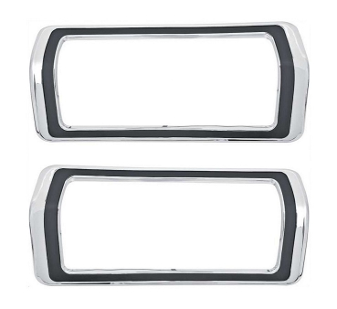 Tail Lamp Bezels for 1973-76 Plymouth Duster - Pair