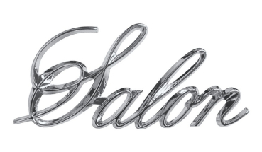 Kotflügel-Embleme für 1973-77 Oldsmobile Cutlass Salon - Schriftzug "Salon"