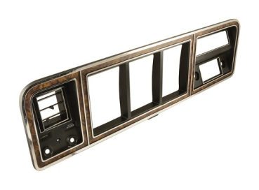 Instrument Panel Cluster Bezel for 1973-79 Ford F100/350 Pickup - with Air Condition / Woodgrain