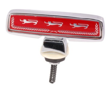Hood Ornament for 1973-79 Ford F100/F250/F350 - 3 Lions/red Set