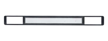 Dash Plate for 1973-80 Chevrolet/GMC Pickup, Blazer, Jimmy, Suburban with AC - Black/Brushed Aluminum Look