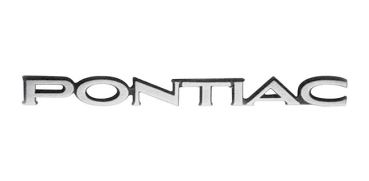 Trunk Emblem for 1973 Pontiac Bonneville - Script "PONTIAC"