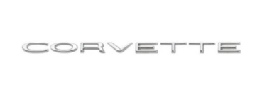 Heck-Buchstaben für 1974-75 Chevrolet Corvette - CORVETTE