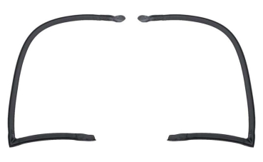 Roof Rail Weatherstrips for 1974-76 Chevrolet Impala/Full-Size 2 Door Custom Coupe