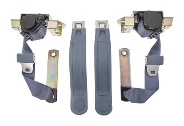 Front Seat Belts for 1974-81 Chevrolet Camaro - Blue