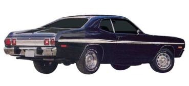 Stripe Set for 1974 Dodge Dart Sport 360 - Side Stripes