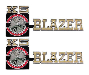 Kotflügel-Embleme für 1975-80 Chevrolet K5 Blazer - K5 BLAZER