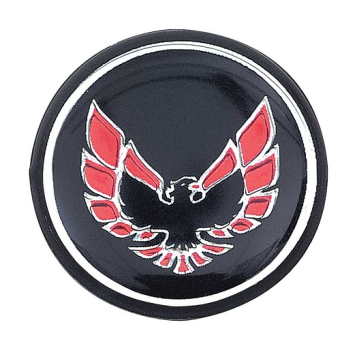 Shift Button Emblem for 1976-81 Pontiac Firebird - Black/Red