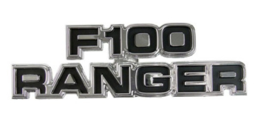Cowl Side Emblems for 1977-79 Ford F100 - F100 RANGER/Set