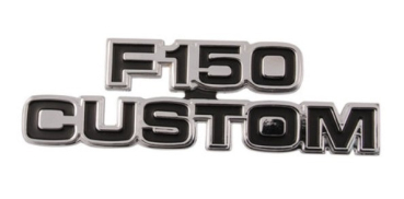 Cowl Side Emblems for 1977-79 Ford F150 - F150 CUSTOM/Set