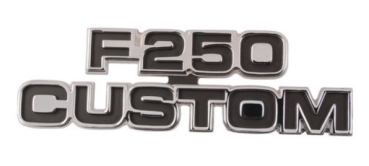 Cowl Side Emblems for 1977-79 Ford F250 - F250 CUSTOM/Set