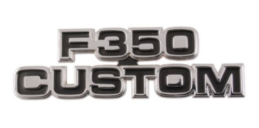 Cowl Side Emblems for 1977-79 Ford F350 - F350 CUSTOM/Set