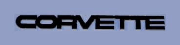 Rear Emblem for 1984-90 Chevrolet Corvette - Black