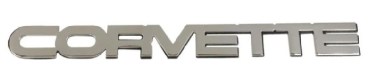Rear Emblem for 1984-90 Chevrolet Corvette - Polished Stainless Steel