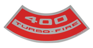 TURBO-FIRE Air Cleaner Decals