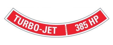 TURBO-JET Air Cleaner Decals l