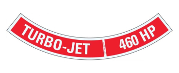 TURBO-JET Air Cleaner Decals l