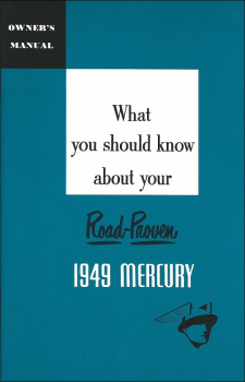 1949 Mercury - Betriebsanleitung (englisch)