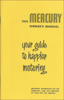 1951 Mercury - Betriebsanleitung (englisch)