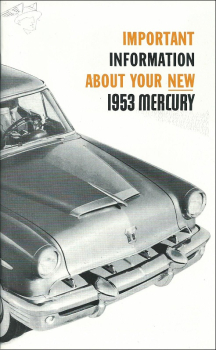 1953 Mercury - Betriebsanleitung (englisch)