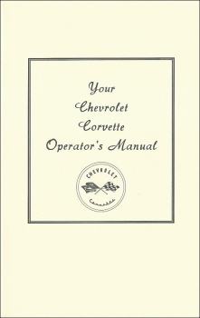 1953-55 Chevrolet Corvette - Betriebsanleitung (englisch)