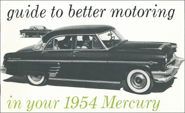 1954 Mercury - Betriebsanleitung (englisch)