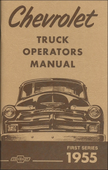 Owners Manual for 1955 Chevrolet Pickup / Truck First Series (English)