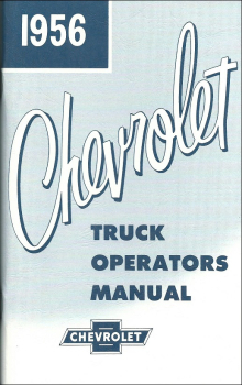 Owners Manual for 1956 Chevrolet Pickup / Truck (English)