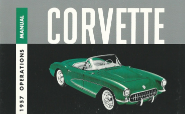 1957 Chevrolet Corvette - Betriebsanleitung (englisch)
