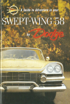 1958 Dodge - Betriebsanleitung (englisch)