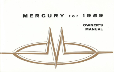 1959 Mercury - Betriebsanleitung (englisch)