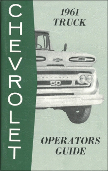 Owners Manual for 1961 Chevrolet Pickup / Truck (English)