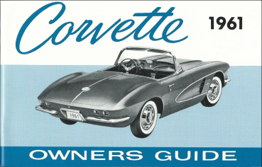 1961 Chevrolet Corvette - Owners Manual (english)