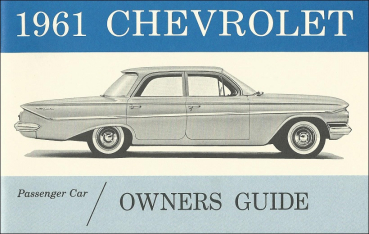 1961 Chevrolet Full-Size - Betriebsanleitung (englisch)
