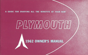 1962 Plymouth - Owners Manual (english)