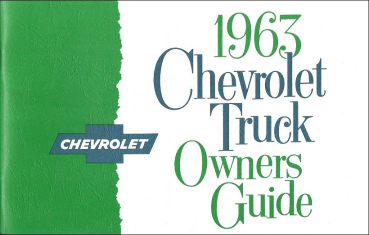 Owners Manual for 1963 Chevrolet Pickup / Truck (English)