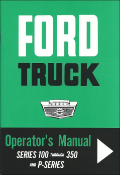 Owners Manual for 1964 Ford Pickup / Truck (English)