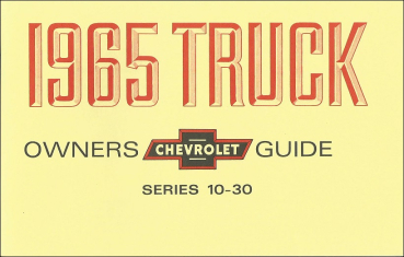 Owners Manual for 1965 Chevrolet Pickup / Truck Series 10-30 (English)