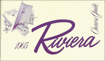 1965 Buick Riviera - Betriebsanleitung (englisch)