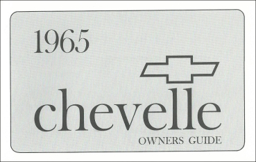 1965 Chevrolet Chevelle - Betriebsanleitung (englisch)